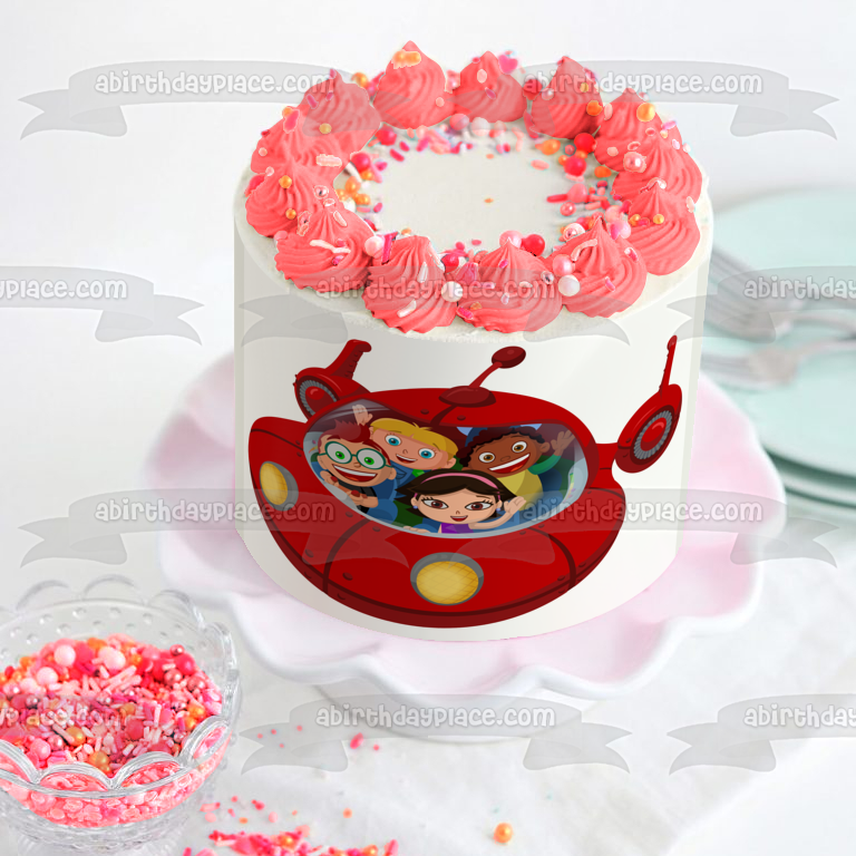 Disney the Little Einstein's June Annie Leo Quincy Rocket Edible Cake Topper Image ABPID09111