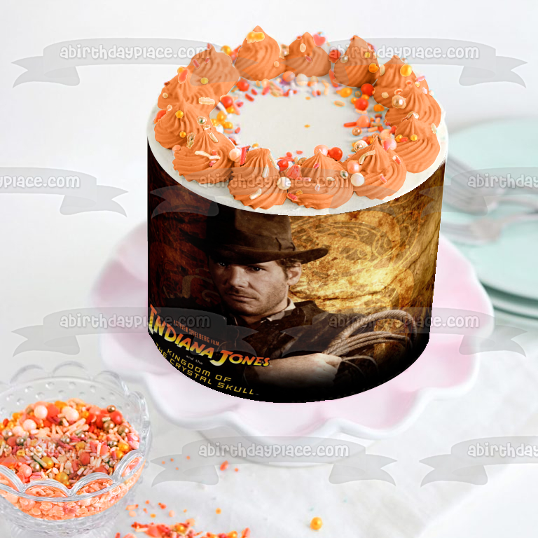 Indiana Jones and the Kingdom of the Crystal Skull Edible Cake Topper Image ABPID09161