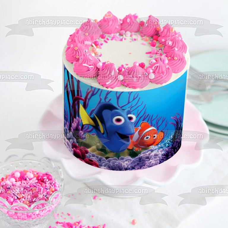Disney Pixar Finding Nemo Dory Edible Cake Topper Image ABPID09249