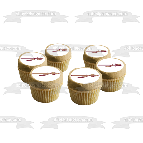 Florida State University Spear Logo NCAA Edible Cake Topper Image ABPID10446