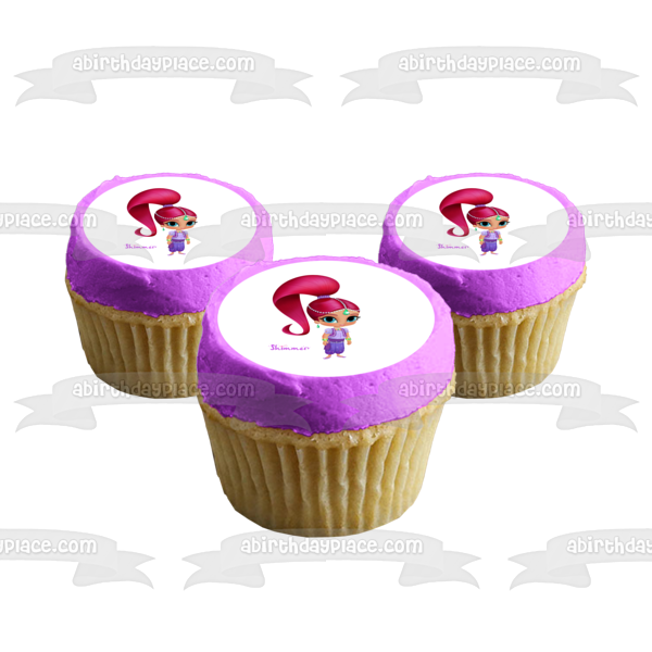 Imagen comestible para decoración de tarta Shimmer and Shine Shimmer ABPID10977