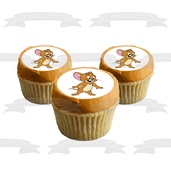 Tom and Jerry Mouse Edible Cake Topper Image ABPID12010