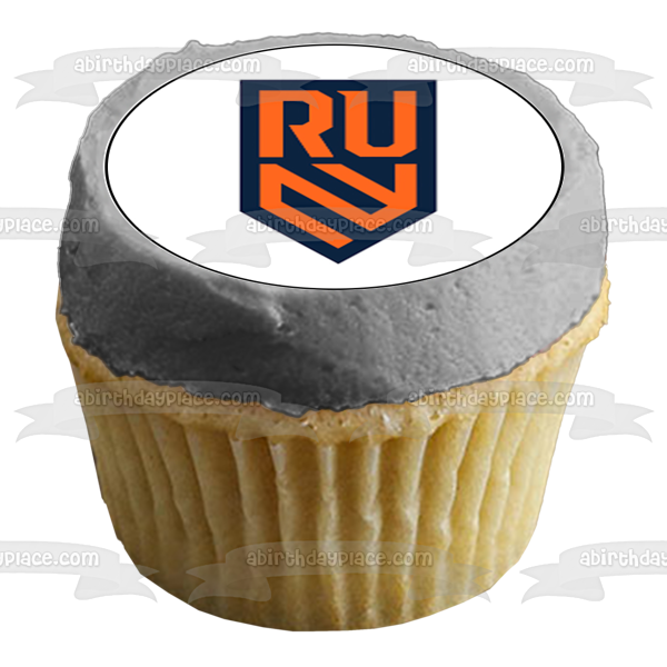 Imágenes comestibles para cupcakes con el logotipo de Ru ABPID55962
