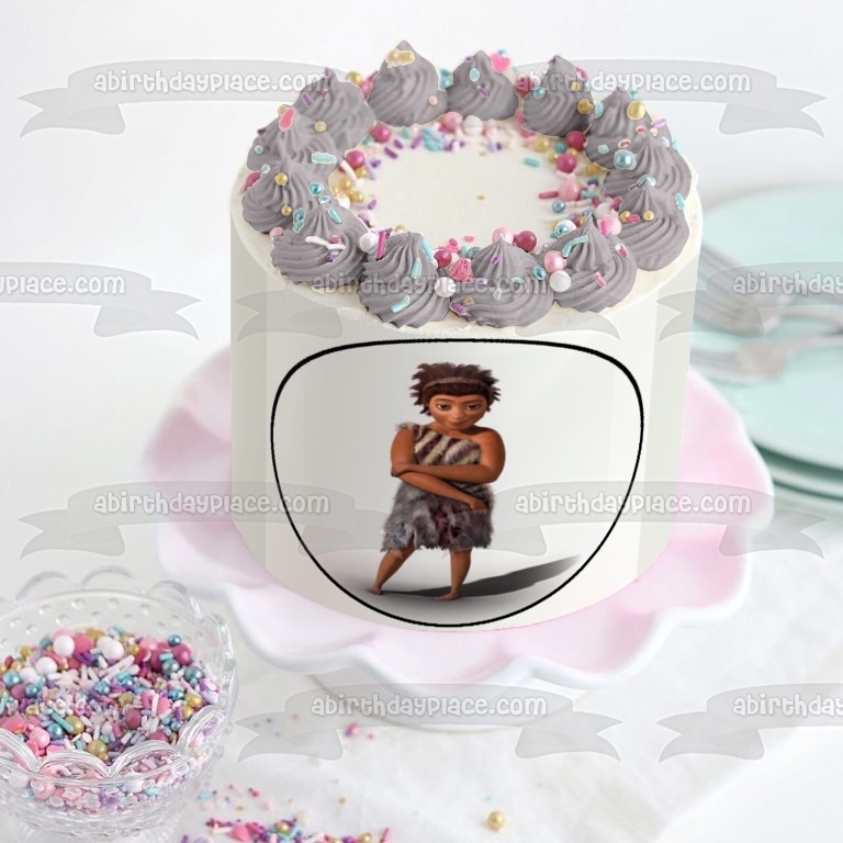 Imagen comestible para decoración de tarta de Los Croods Ugga ABPID11901