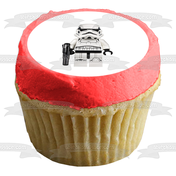 LEGO Star Wars Storm Trooper Edible Cake Topper Image ABPID12682
