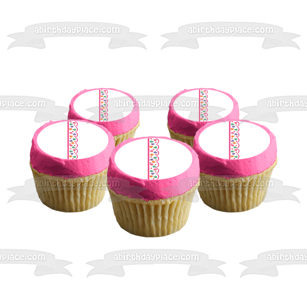 Happy Valentine's Day Candy Love Hearts You Rock Cutie Pie Be True Edible Cake Topper Image ABPID13257