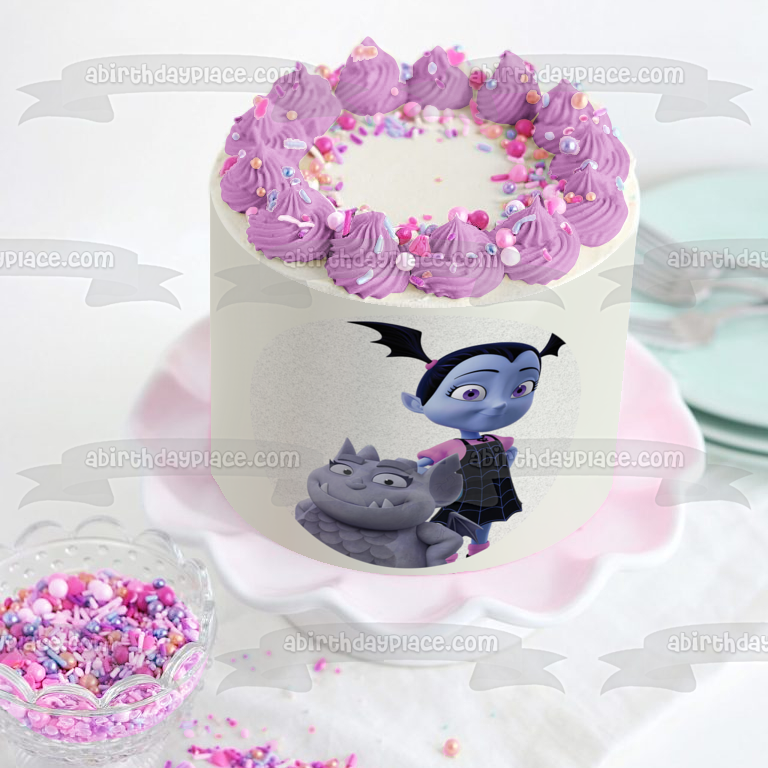 Adorno comestible para tarta Vampirina Gregoria Imagen ABPID15144