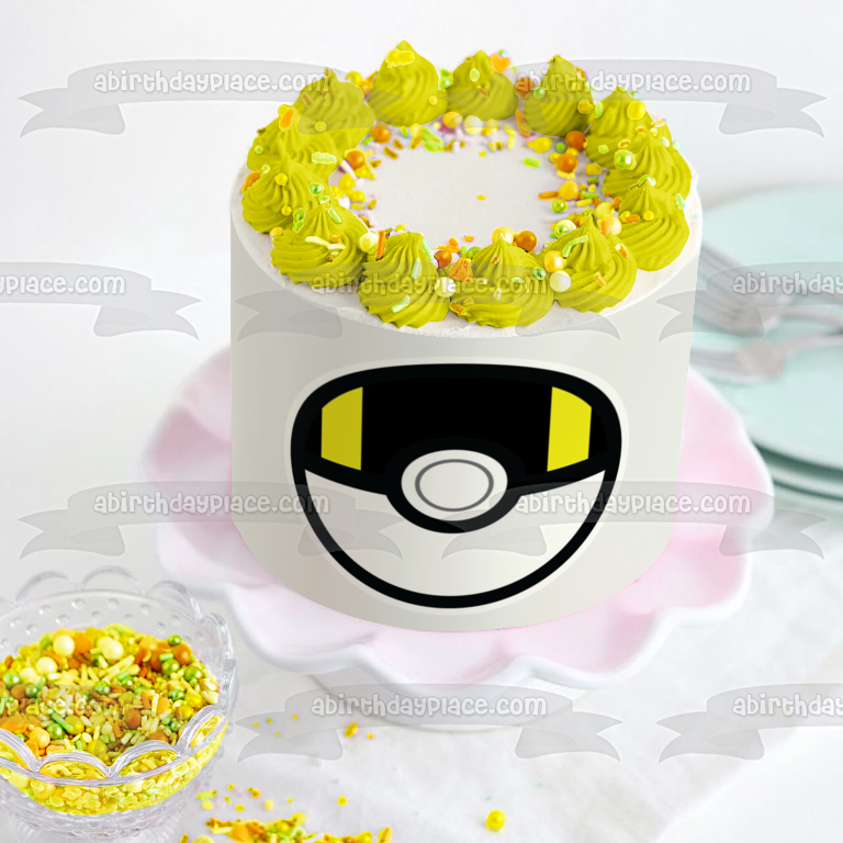 Imagen comestible para tarta de Pokémon Poke Ball Ultra Ball ABPID15234