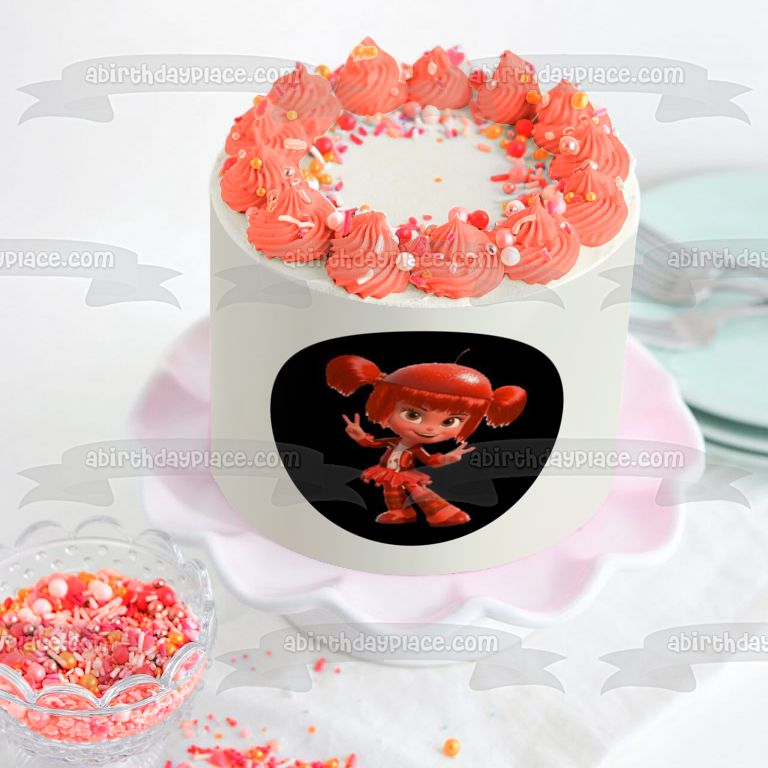 Wreck-It Ralph Sugar Rush Jubileena Bing-Bing Edible Cake Topper Image ABPID15501