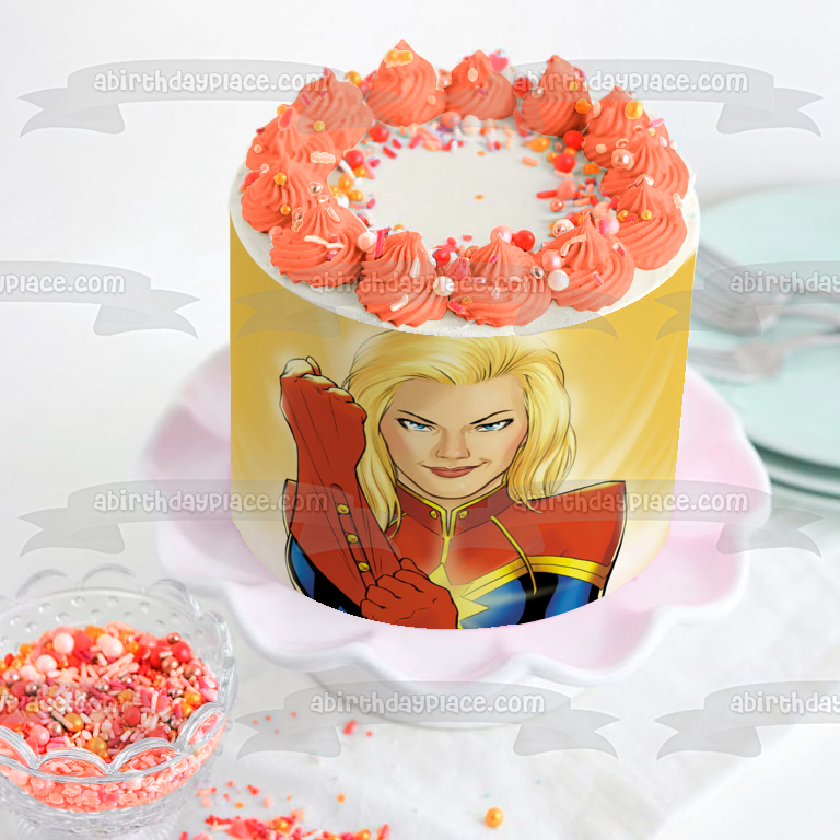Imagen comestible para tarta de Marvel Comics Carol Susan Jane Danvers ABPID22005
