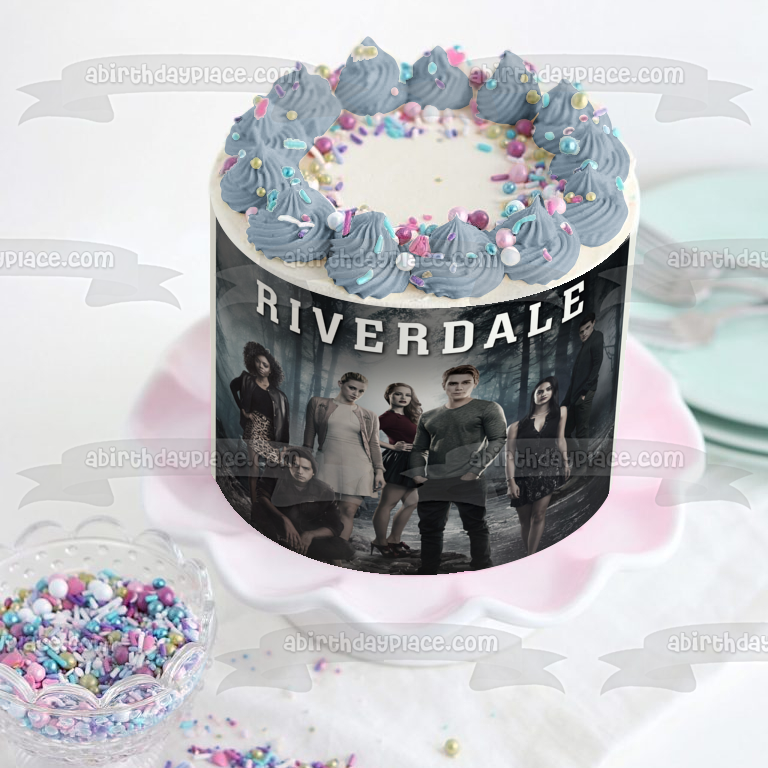 Archie Comics Riverdale Archie Andrews Veronica Lodge Jughead Jones Betty Cooper Josie McCoy Cheryl Blossom Imagen comestible para tarta ABPID21874