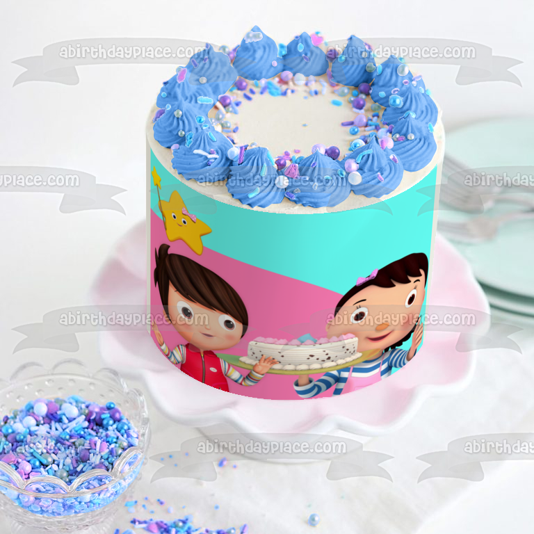 Imagen comestible para tarta de cumpleaños de Little Baby Bum, Jacus Twinkle Mia, ABPID21998