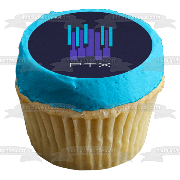 Pentatonix Volume 2 Ptx Blue Background Edible Cake Topper Image ABPID24508