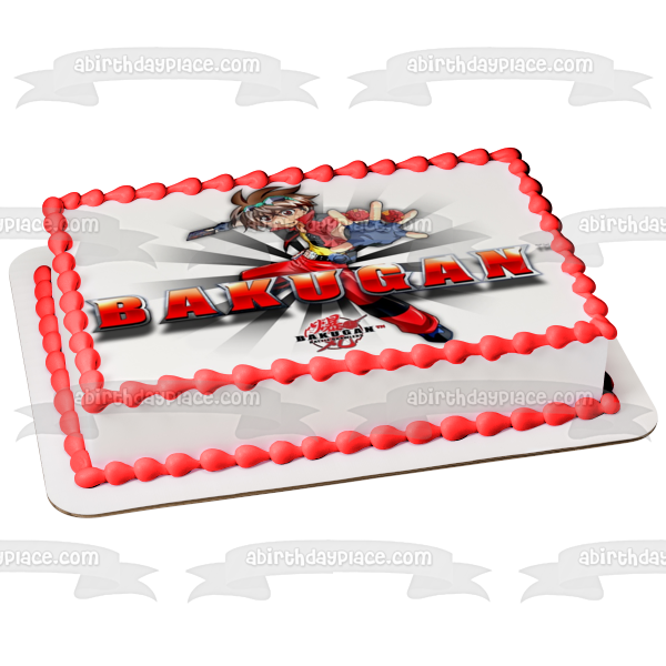 Bakugan Battle Brawlers Dan Kuso Edible Cake Topper Image ABPID27302