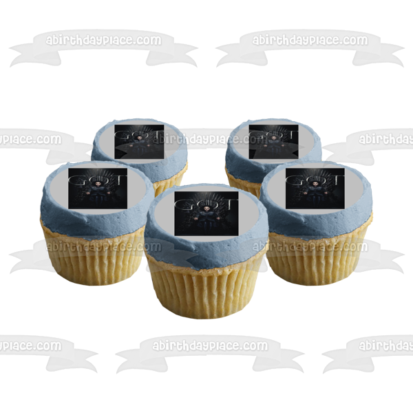 Juego de Tronos Missandei Trono de Hierro Fondo Negro Adorno Comestible para Tarta Imagen ABPID27280