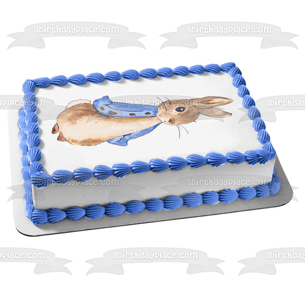 Peter Rabbit Edible Cake Topper Image ABPID27773