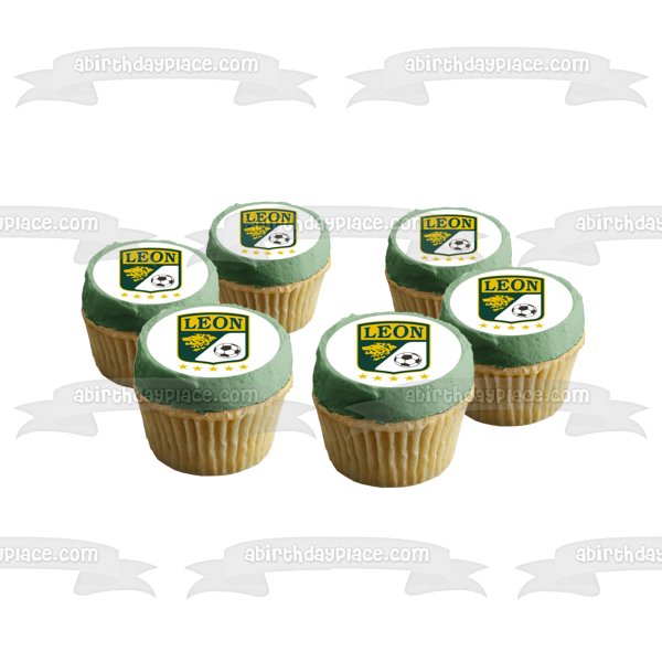 Club Leon Mexican Pro Football Club Logo Edible Cake Topper Image ABPID49807