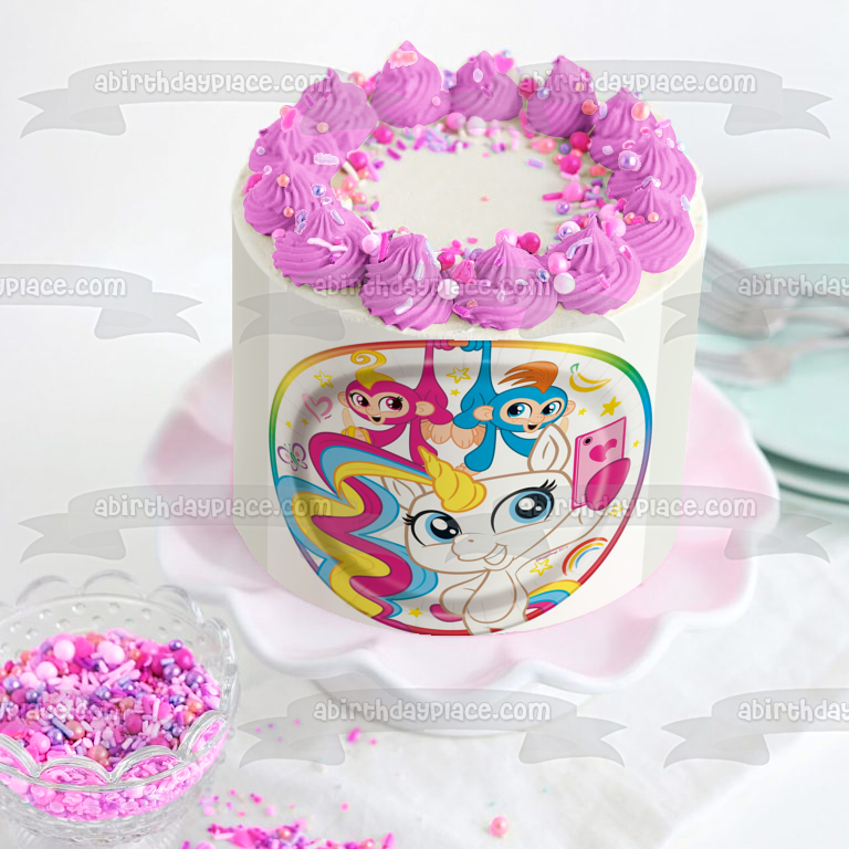 Adorno comestible para tarta con alevines Bella Boris Imagen ABPID49752