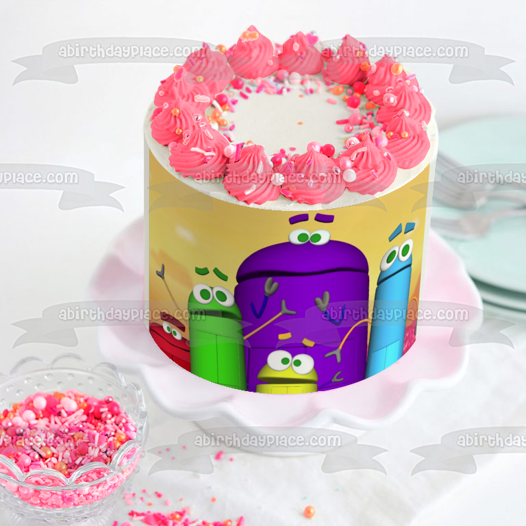 Story Bots Beep Bang Bing Boop Bo - Decoración comestible para tarta, imagen ABPID49772