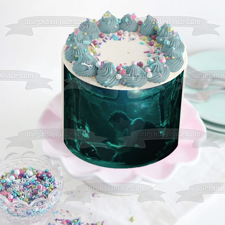 Imagen comestible para tarta de Avengers End Game Iron Man Tony Stark ABPID49775