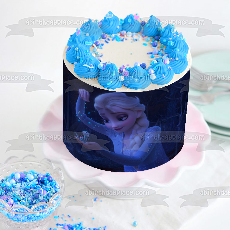Frozen 2 Bruni Fire Salamander Edible Cake Topper Image ABPID50658