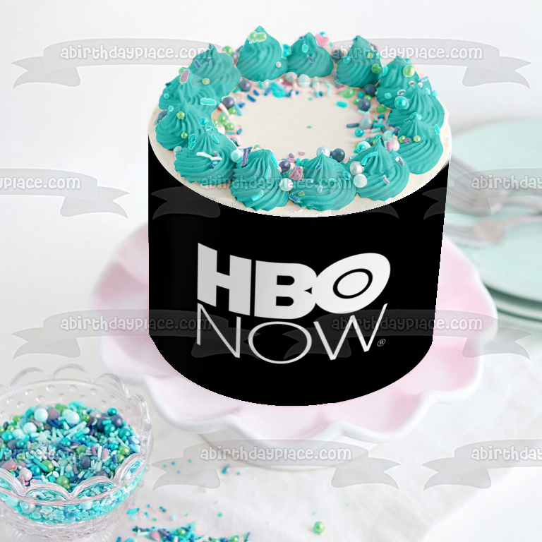 Hbo Now Logo Edible Cake Topper Image ABPID51311