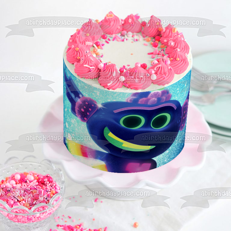 Trolls World Tour King Trollex Edible Cake Topper Image ABPID51324