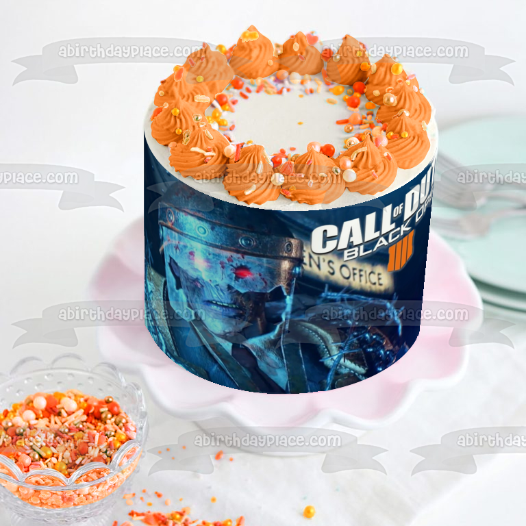 Imagen comestible para decoración de tarta de Call of Duty Black Ops 4 ABPID51374