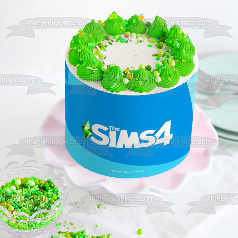Imagen comestible para decoración de tarta de Los Sims 4 ABPID51378