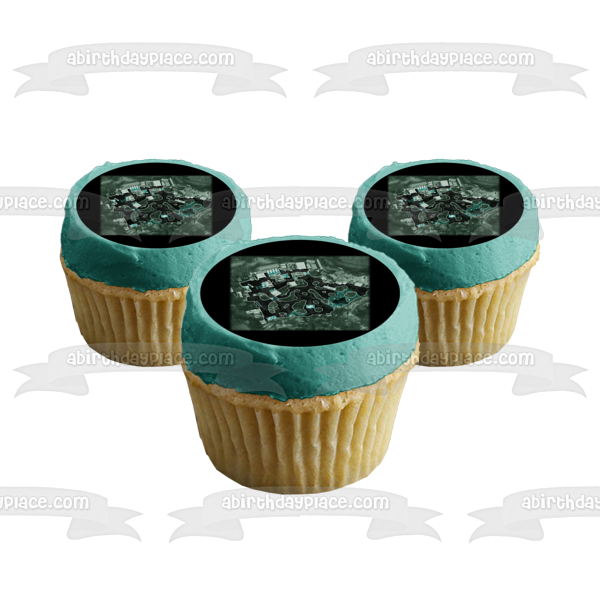 Imagen decorativa para tarta comestible con mapa de Call of Duty Modern Warfare 3 ABPID51278