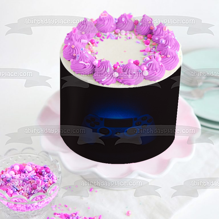 Imagen comestible para decoración de tarta con mando de PlayStation 5 ABPID51282