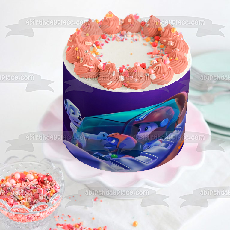 Figura decorativa para tarta comestible de Paw Patrol Merpups Marshall y Rocky ABPID56392