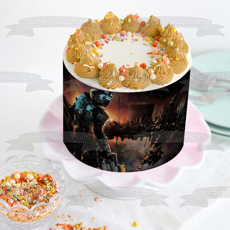 Dead Space Video Game Space Edible Cake Topper Image ABPID51674