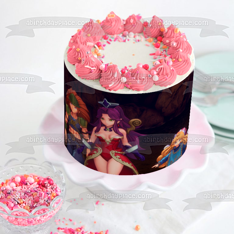 Imagen de decoración comestible para tarta de Trials of Mana Valda ABPID51923
