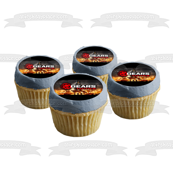 Decoración comestible para tarta de Gears Tactics Brumak Corpser Imagen ABPID51924