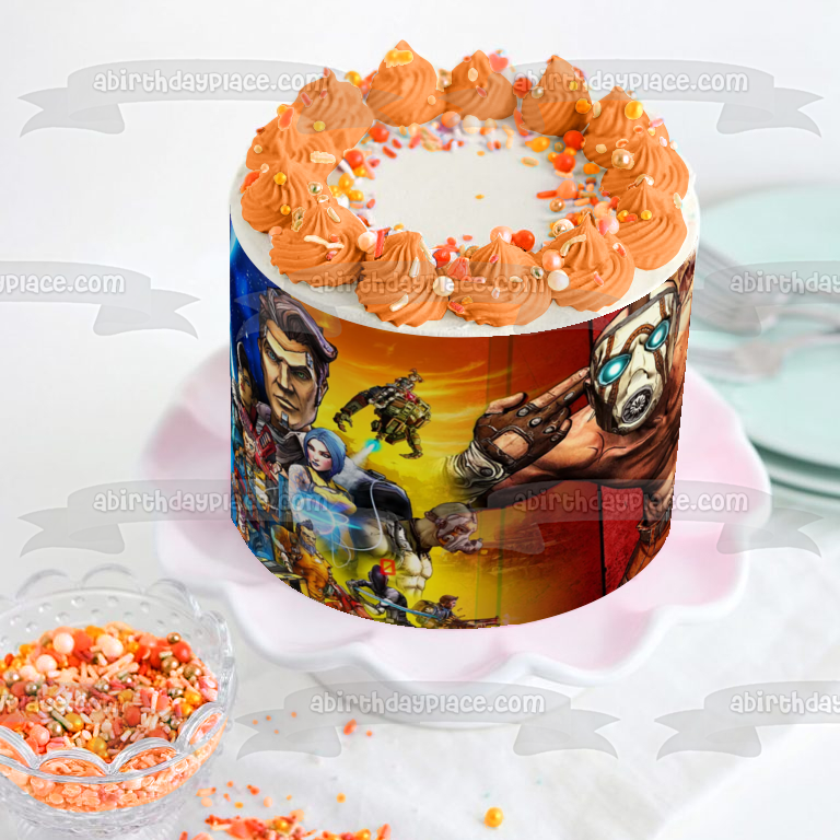 Borderlands Legendary Collection Maya Salvadore Axton Edible Cake Topper Image ABPID51953