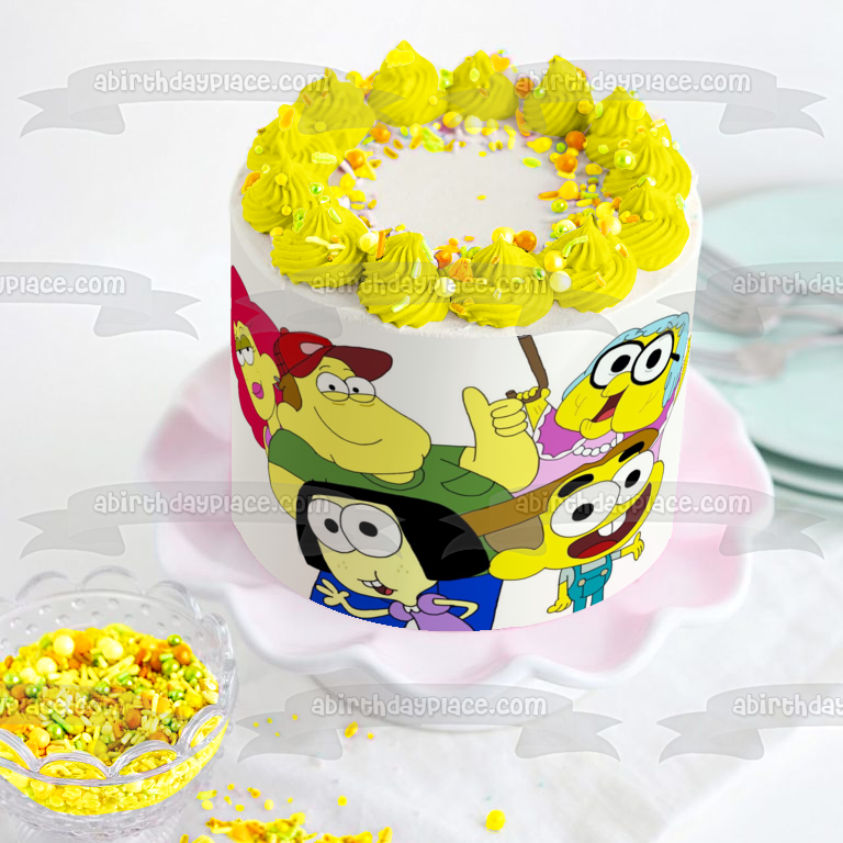 Imagen comestible para tarta de Big City Greens Cricket Tilly Nancy Bill Alice ABPID52108