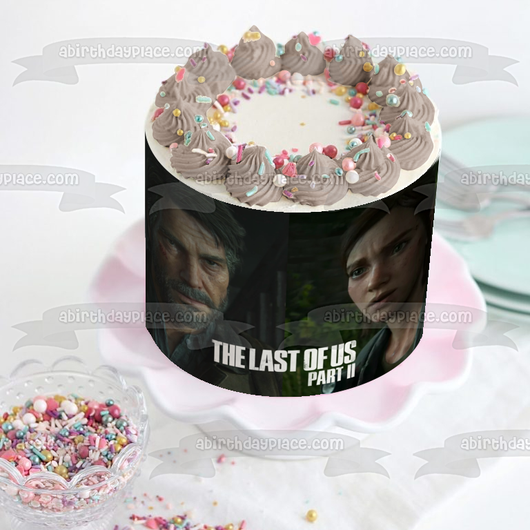 The Last of Us Part 2 Ellie Joel Edible Cake Topper Image ABPID51966