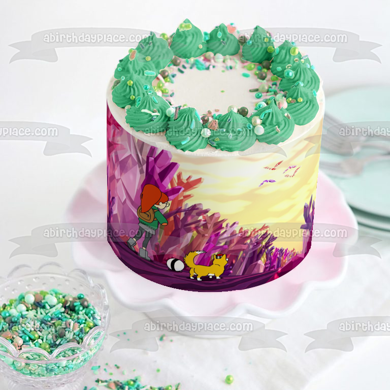 Infinity Train Tulip Atticus Edible Cake Topper Image ABPID52148