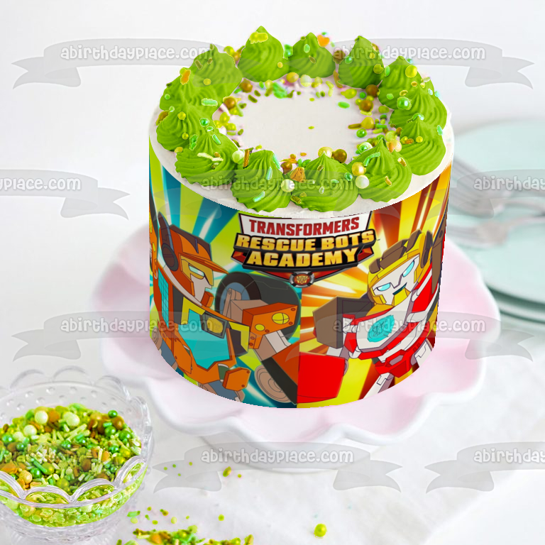 Transformers: Rescue Bots Academy Blades Edible Cake Topper Image ABPID52427