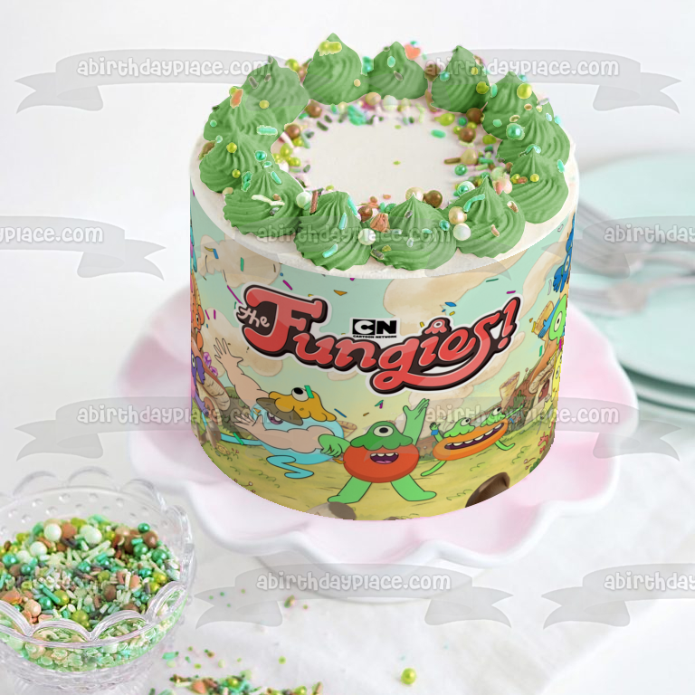 ¡Los hongos! Imagen comestible para tarta de Lil Lemon Seth Nevin Claudette ABPID52435