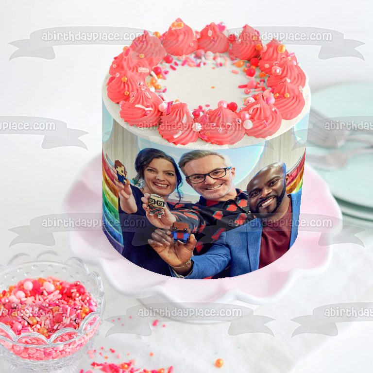 LEGO Masters Host Will Arnett Edible Cake Topper Image ABPID52501