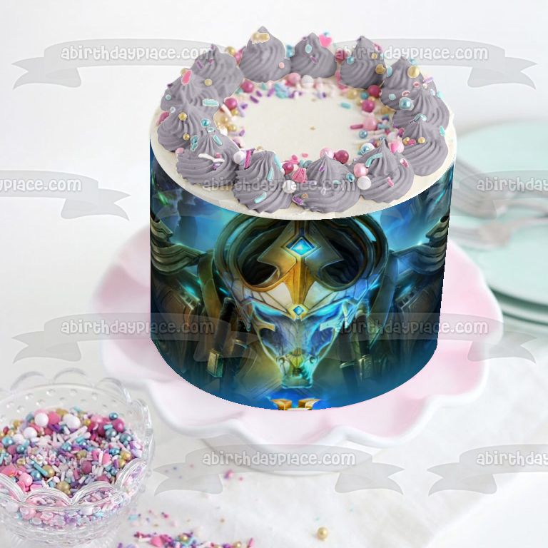 Imagen comestible para decoración de tarta Starcraft RTS Gaming Blizzard Protoss ABPID52639