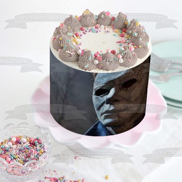 Halloween Michael Myers Classic Horror Film Edible Cake Topper Image ABPID52795