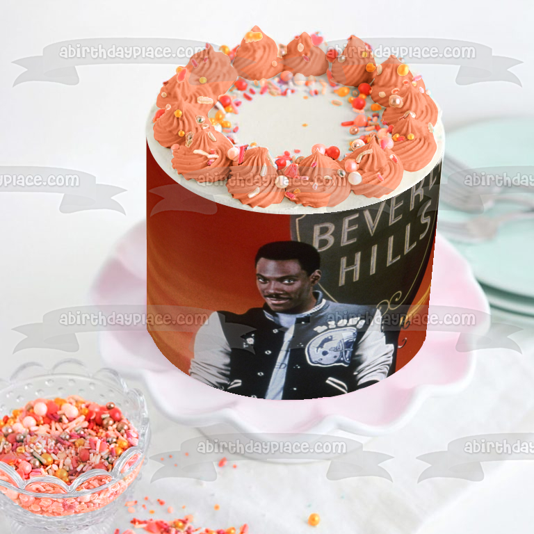 Eddie Murphy Beverly Hills Cop 1984 Película Axel Foley Imagen comestible para tarta ABPID52800