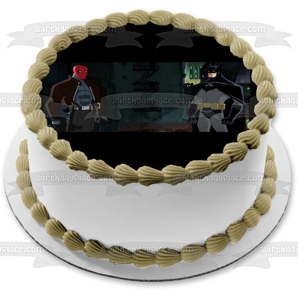 DC Comics Jason Todd Batman: Under the Red Hood Animated TV Show Edible Cake Topper Image ABPID53339