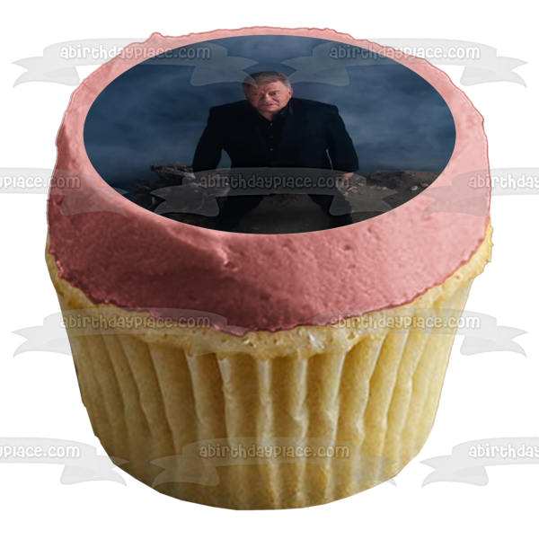 Adorno comestible para tarta The Unxplained William Shatner History Channel Imagen ABPID56457