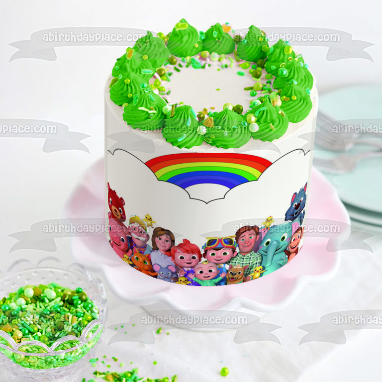 Youtube Cocomelon Música Animada Programa De Televisión Infantil Imagen Comestible Para Tarta ABPID53379