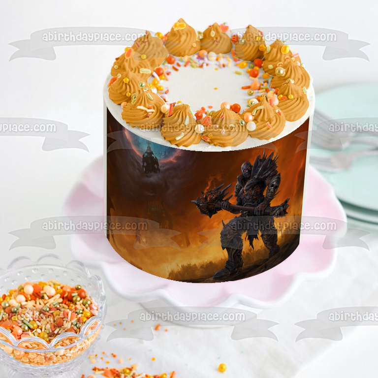 World of Warcraft: Shadowlands Lich King Edible Cake Topper Image ABPID53392