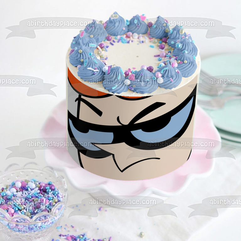 Cartoon Network Dexters Laboratory Animated TV Show Series Cartoon Edible Cake Topper Image ABPID53408